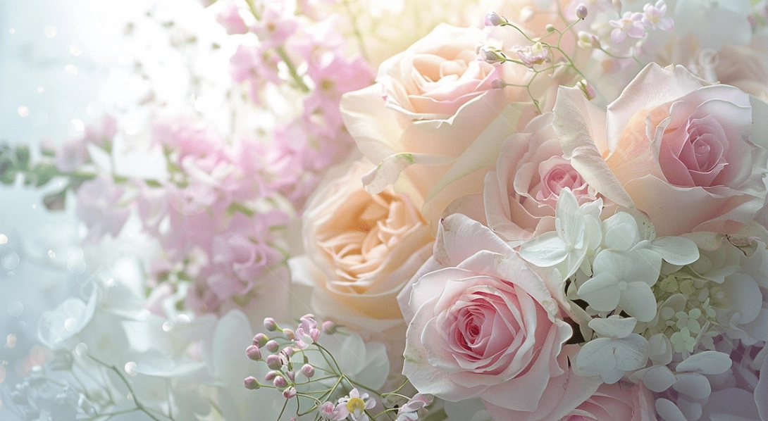 Hermoso arreglo floral de rosas en Ambato